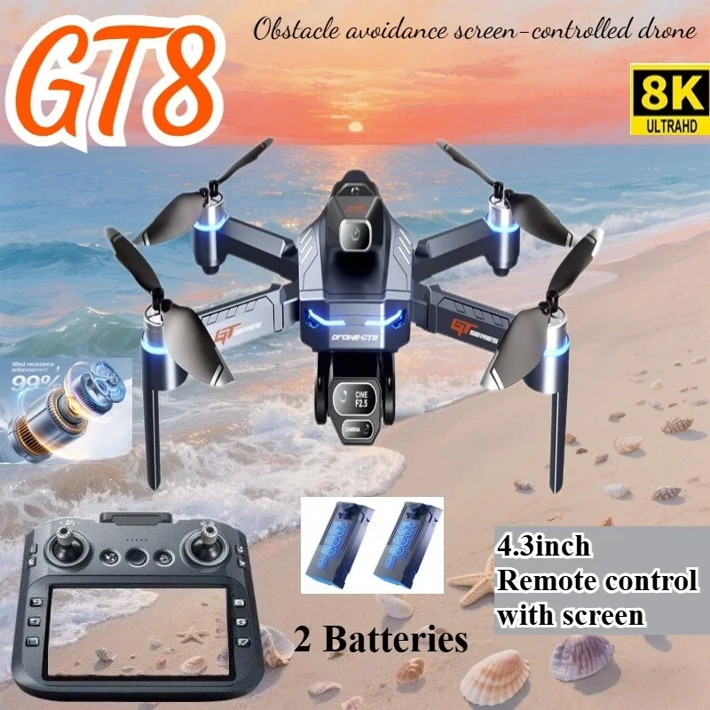 Drone 4K HD GT8 Camera Obstacl - Jjrc Drone X12 review and price