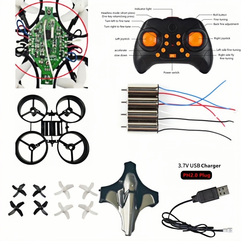 Complete DIY Drone Kit 2.4G 6A - Drone Battery Adapter review and price