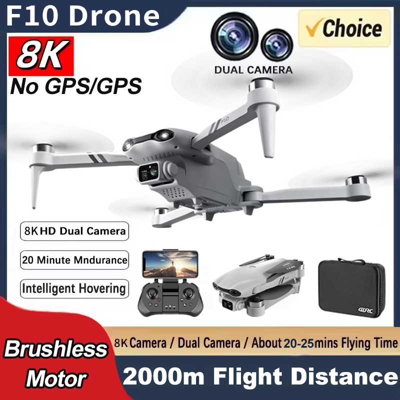 F10 RC Drone 8K Professinal Wi - Jjrc Drone X12 review and price
